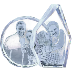 3D Crystal Engraved Photo