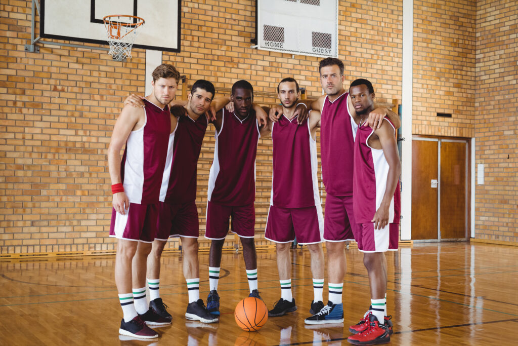 america community faceliftportrait-of-confident-basketball-players-standing