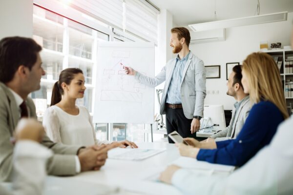 Presentation and training in business office