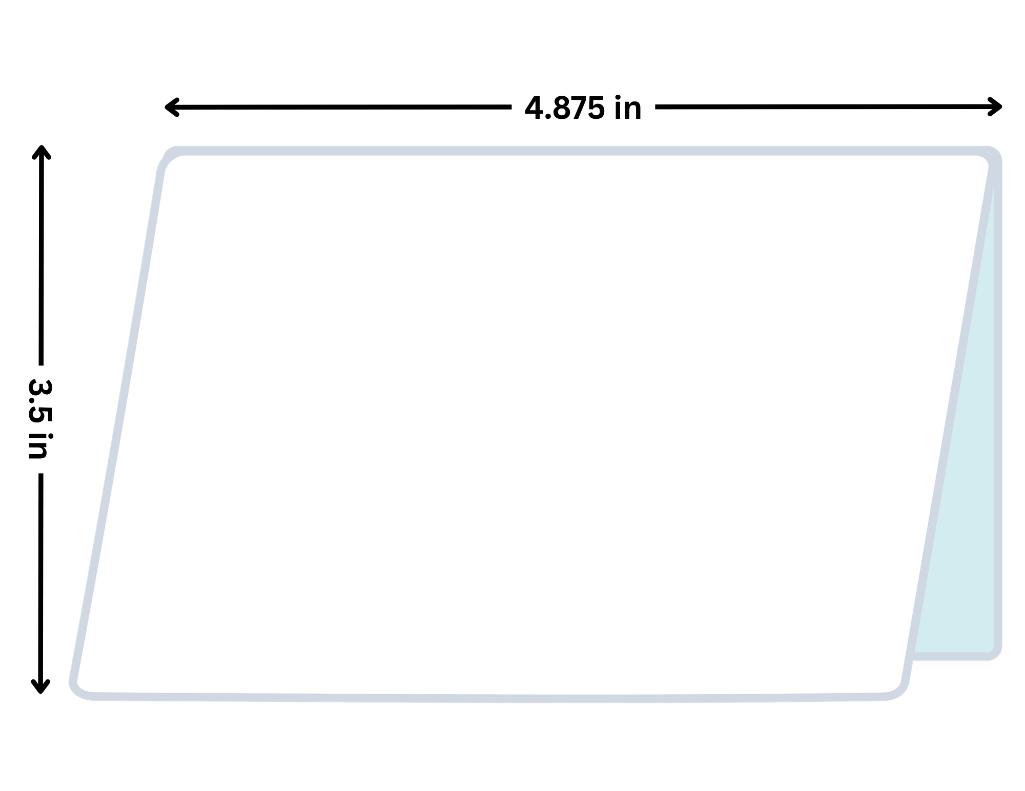 A1 landscape folded