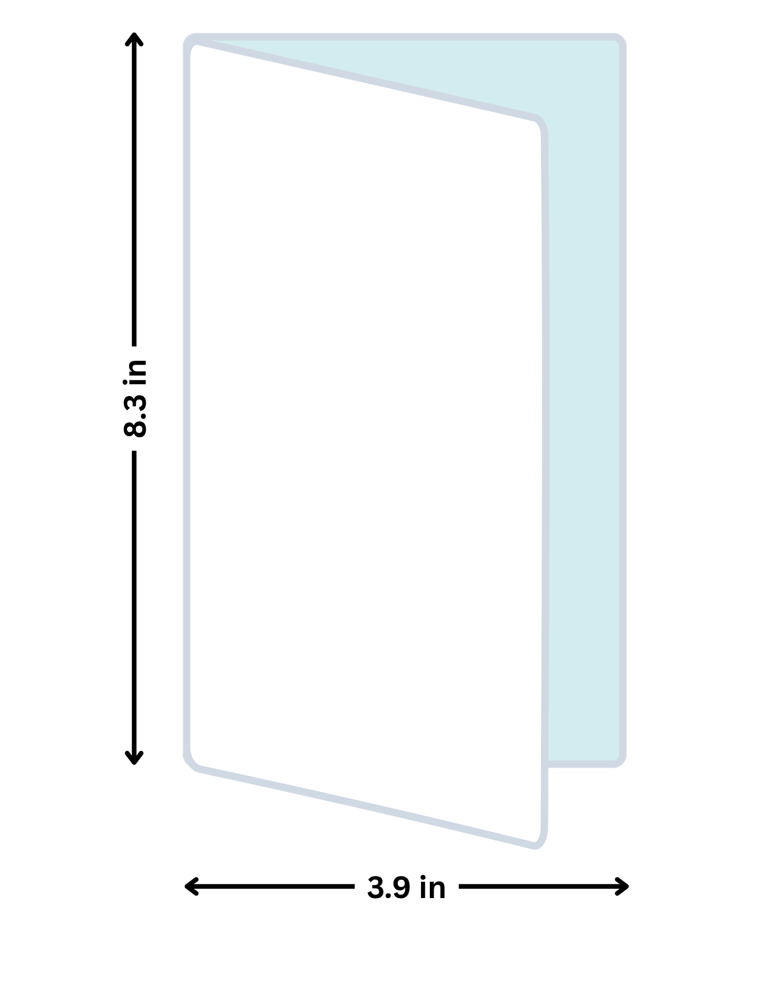 DL portrait folded
